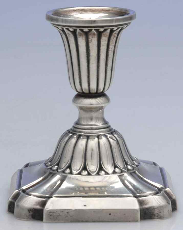 44 (Sterling, Hollowware) 4" Weighted Candlestick by Mueck-Cary-1