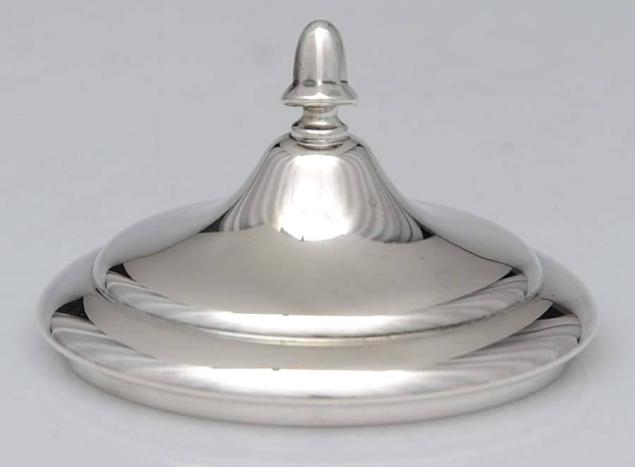 409 (Sterling, Hollowware) Lid for Sugar Bowl by M Fred Hirsch-1