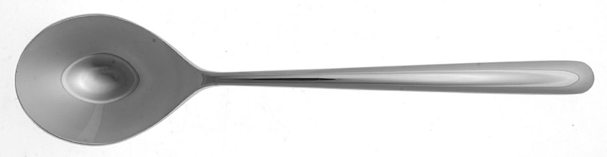 Linea (Stainless) Place/Oval Soup Spoon by Mepra-1