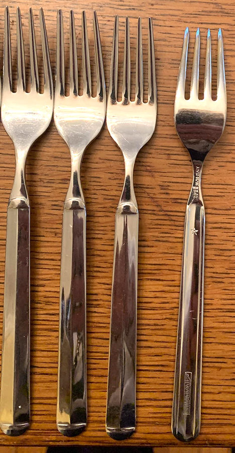 Pyramide (Stainless) Individual Salad Fork by Mepra-1