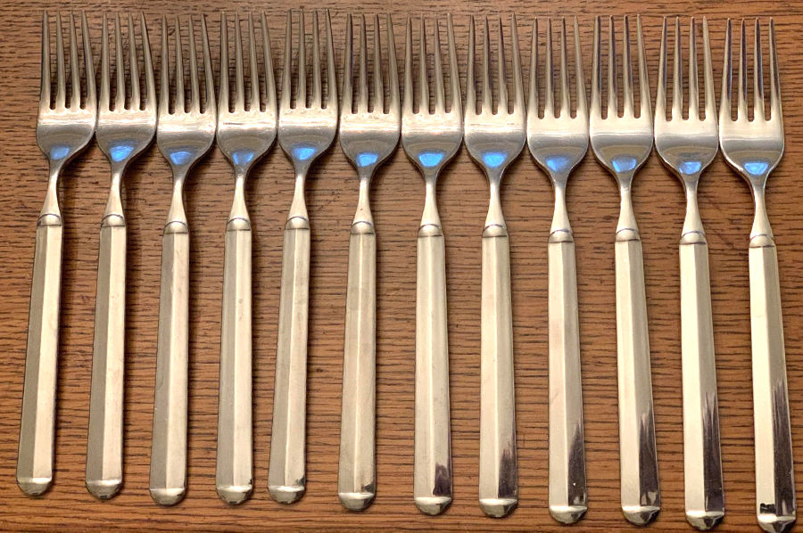Pyramide (Stainless) Fork by Mepra-1