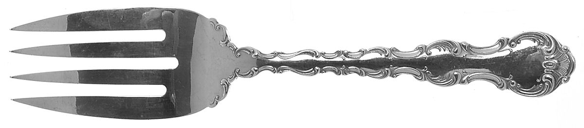 Strasbourg (Sterling) Solid Serving Fork by Miyata-1