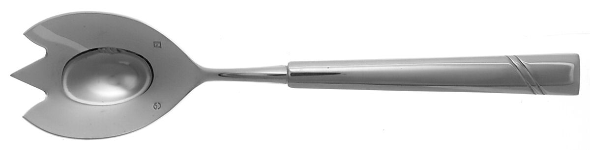 MIV2 (Stainless) Pierced Tablespoon (Serving Spoon) by Michelino Silver-1