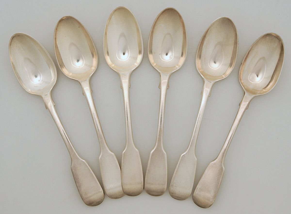 M4C4 (Sterling) Teaspoon - Set of 6 by Mary Chawner-1
