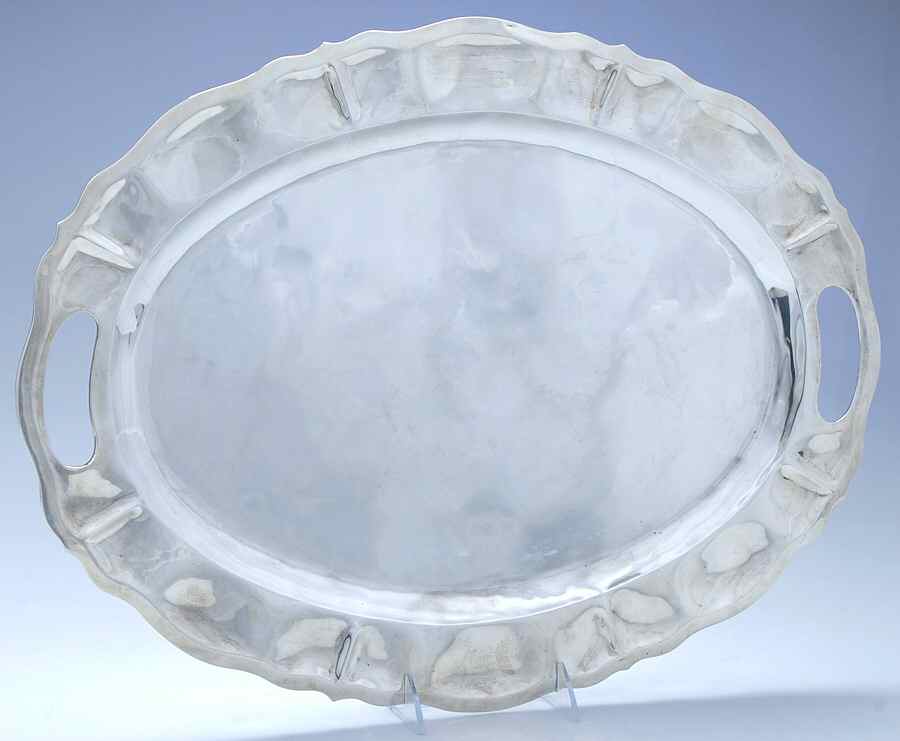 Sterling Hollowware 21" Waiter Tray by Maciel-1