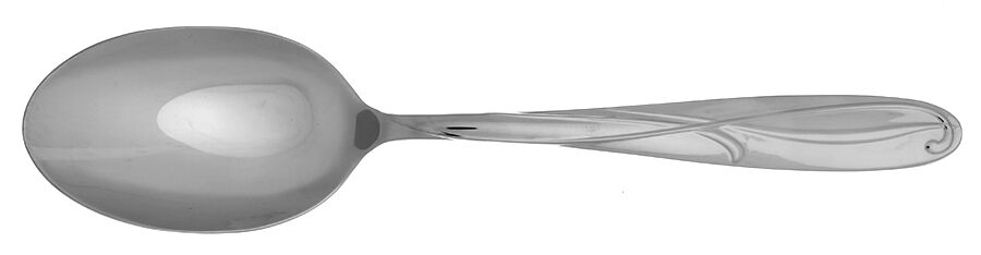 Cocoa Blossom (Stainless) Solid Serving Spoon by Mikasa-1