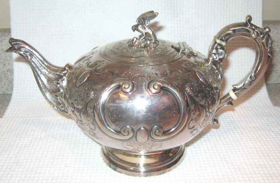 W212 (Silverplate, Hollowware) Teapot by Mappin & Webb-1