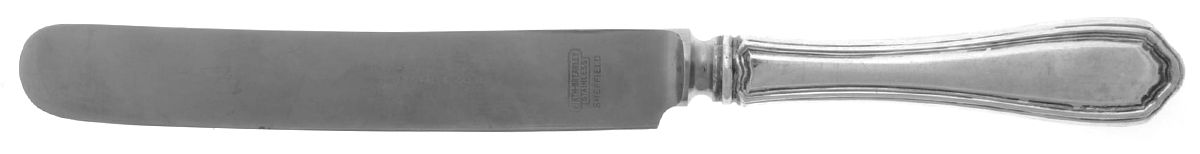 MCG9 (Silverplate) Old French Hollow Knife with Bolster by Mcglashan Clarke & Co-1