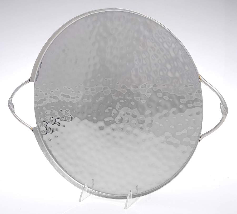 Infinity (Stainless, Hollowware) 14" Round Tray by Mary Jurek Design-1