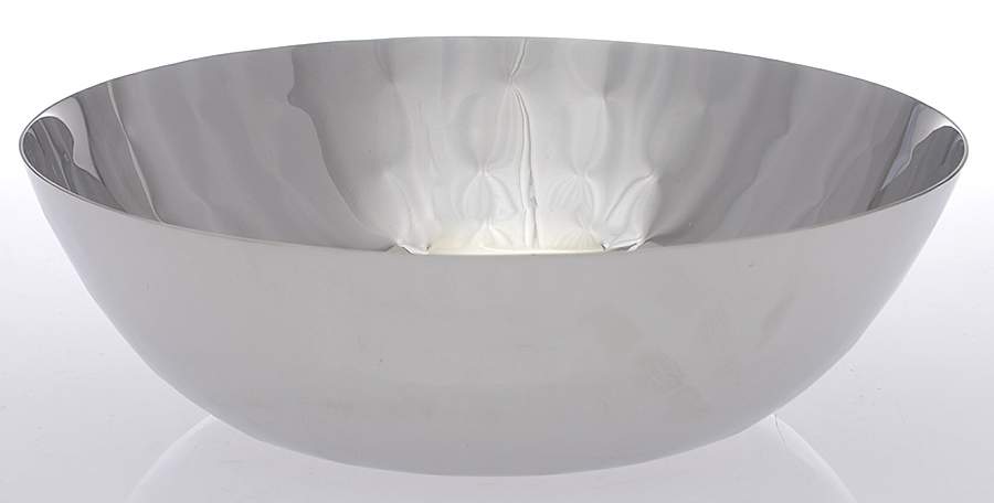 Luna (Stainless, Hollowware) 8" Round Bowl by Mary Jurek Design-1
