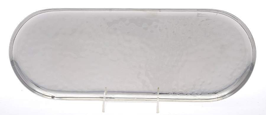 Oceana (Stainless, Hollowware) 16" Oval Tray by Mary Jurek Design-1