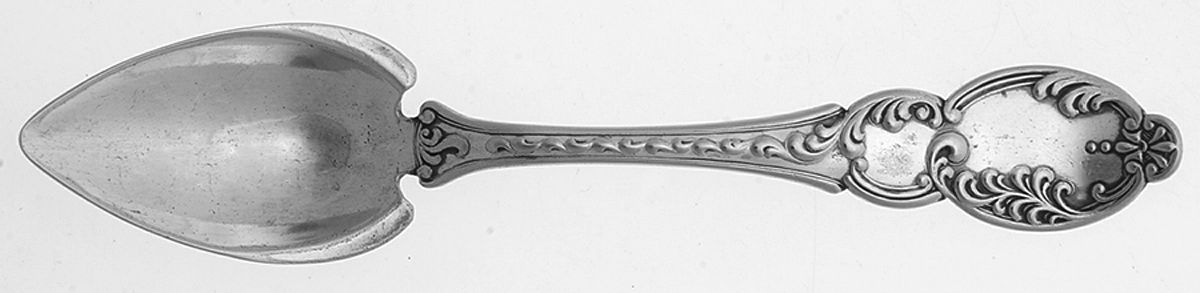 MQP1 (Silverplate) Individual Grapefruit Spoon by Melrose Silver Co-1