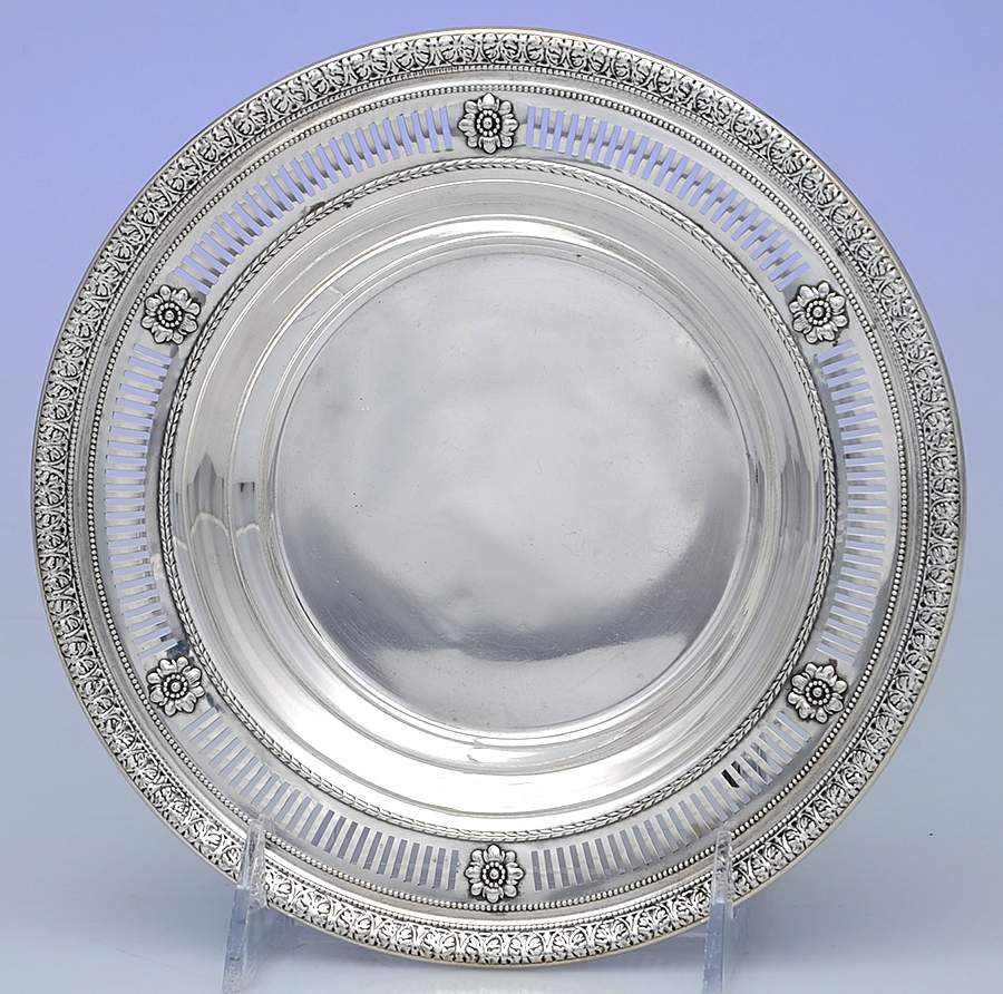X305 (Sterling, Hollowware) Sterling Bon Bon Bowl by H. R. Morss & Co.-1