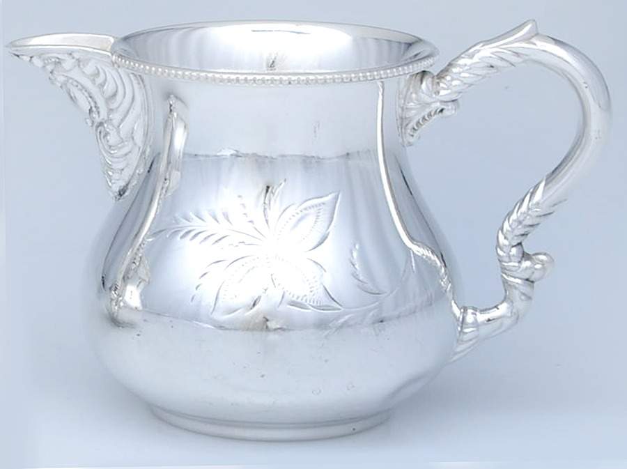 23 (Silverplate, Hollowware) Creamer by Manhattan Silverplate-1