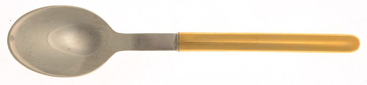 Mono Oval Gold (Stainless, Gold Acct) Place/Oval Soup Spoon by Mono-1