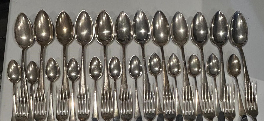 MJR2 (800) Place/Oval Soup Spoon by M. J. Ruckert-1