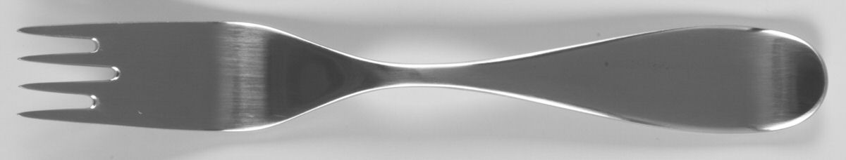 Una (Stainless) Individual Solid Fish Fork by Norstaal-1