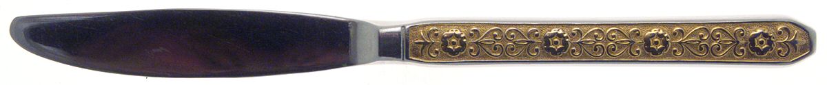 Gold Esperanza (Stainless) Modern Hollow Knife by Noritake Silver-1