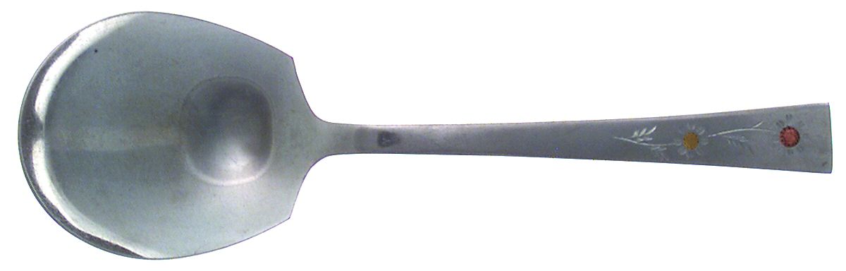 Radiant (Stainless) Solid Smooth Casserole Spoon by Nasco-1
