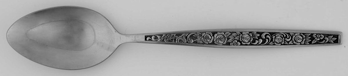 Antiqua (Stainless) Place/Oval Soup Spoon by National Stainless-1