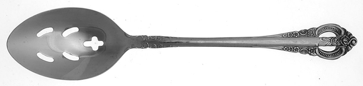 Dynasty (Stainless) Pierced Tablespoon (Serving Spoon) by National Stainless-1