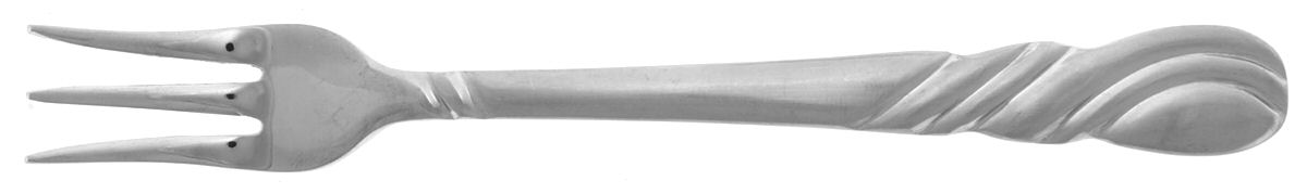 French Twist (Stainless) Cocktail/Seafood Fork by National Stainless-1