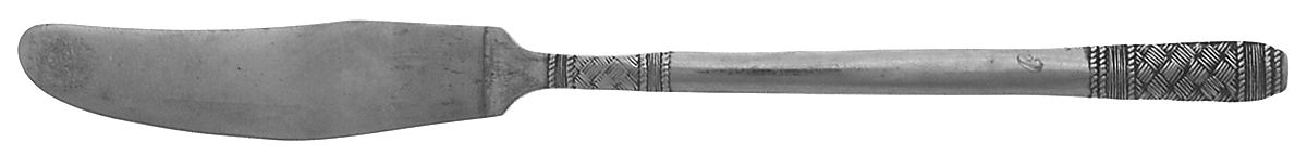 Tracery (Stainless) Flat Handle Master Butter Knife by National Stainless-1