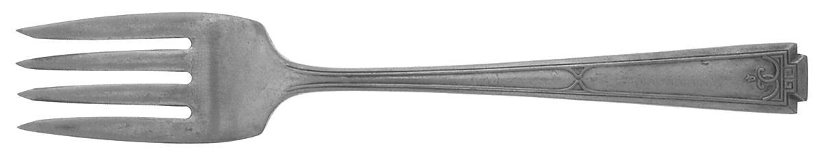 Doric (Silverplate) Individual Salad Fork by National Silver Co-1