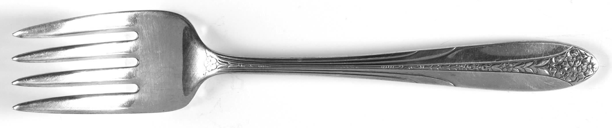 Princess Royal (Silverplate, 1930) Individual Salad Fork by National Silver Co-1