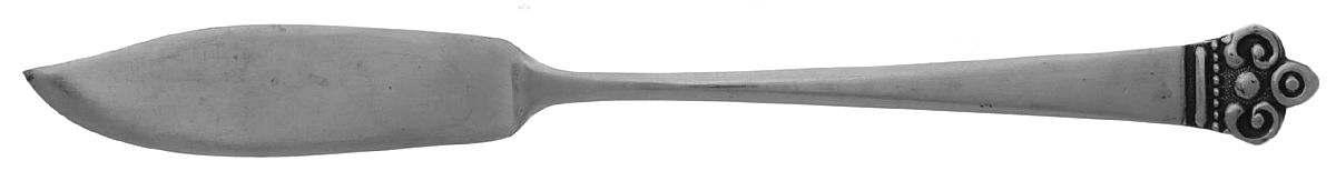Edgemont (Stainless) Flat Handle Master Butter Knife by National Stainless-1