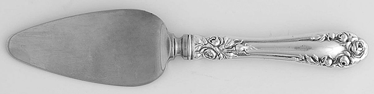 Normandy Rose (Sterling) Cheese Server with Stainless Blade by Northumbria-1