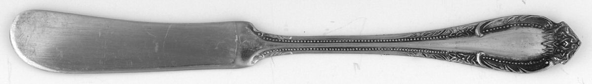 NAB2 (NICKEL) Flat Handle Butter Spreader by Nakazato-1