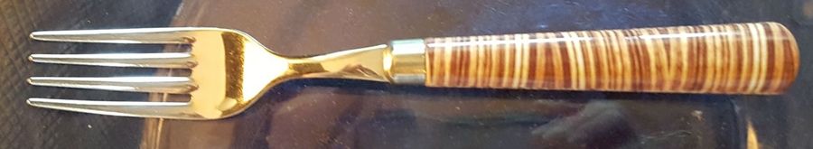 Wild Cat Stripes (Stainless) Individual Salad Fork by Neiman Marcus-1