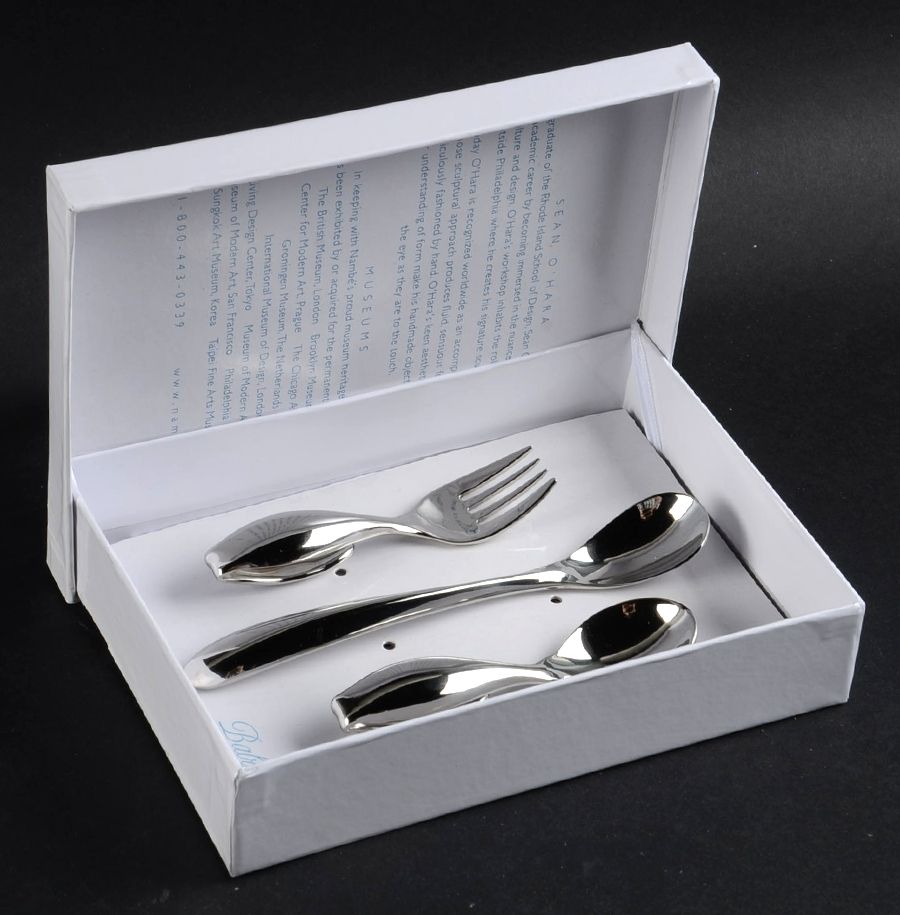 Baby Nambe (Stainless) (3 Pc) Baby Set with Box (BFC, BSC, INS) by Nambe-1