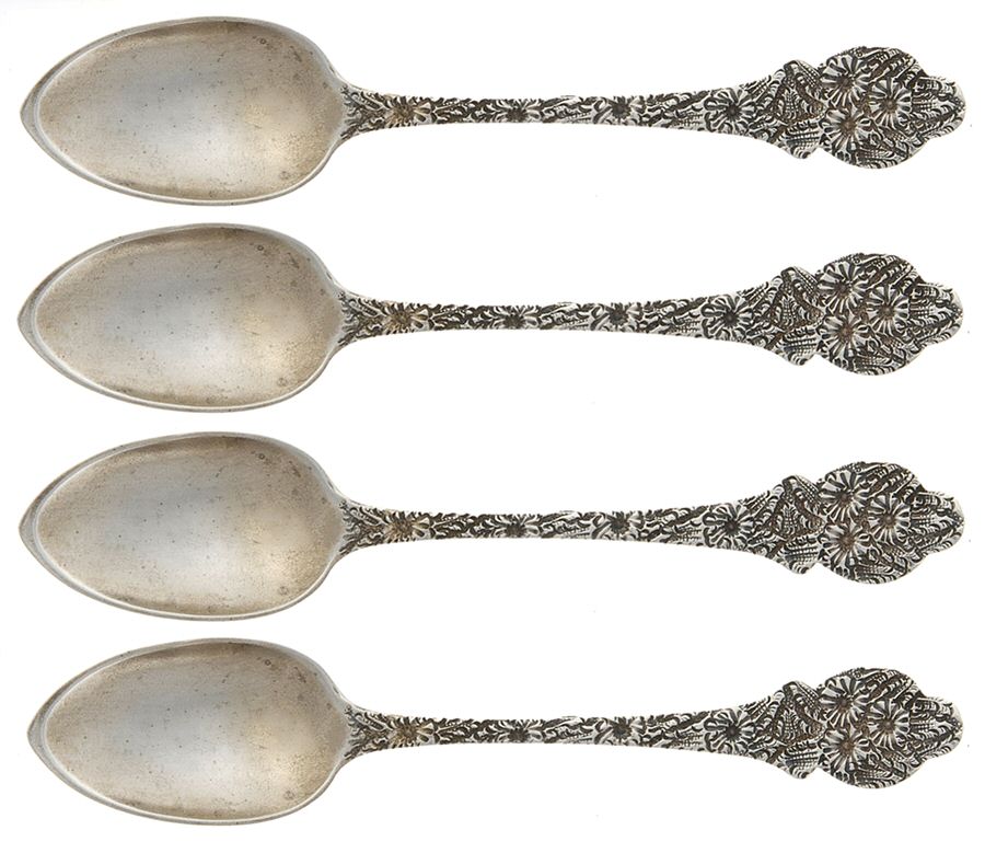 NDO1 (Sterling) Demitasse Spoon - Set of 4 by N & D Onderdonk-1