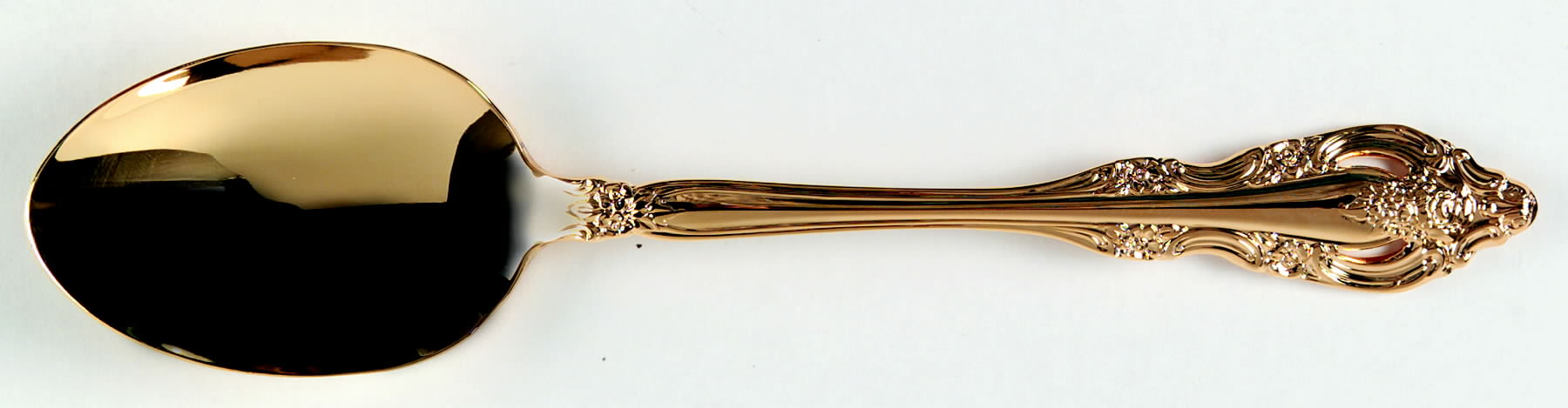 Golden Artistry (Gold Electroplate) Tablespoon (Serving Spoon) by Oneida Silver-1