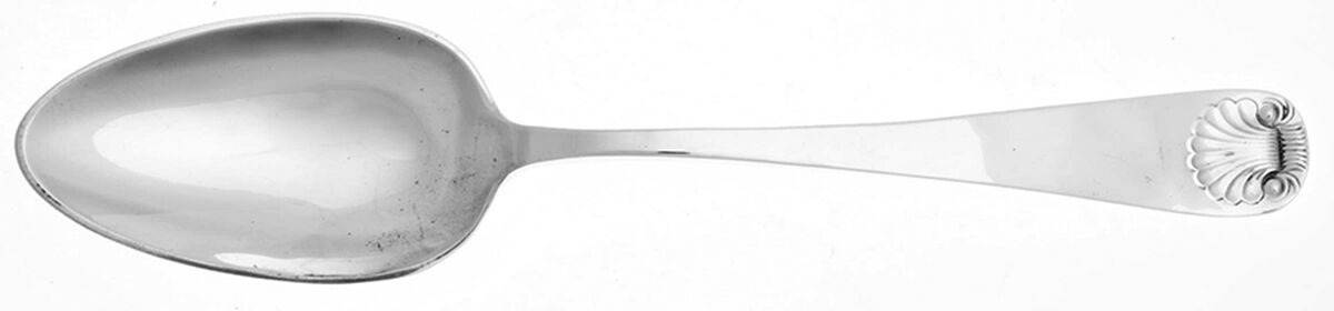 Windsor Shell (Sterling, 1967) Tablespoon (Serving Spoon) by Old Newbury-1