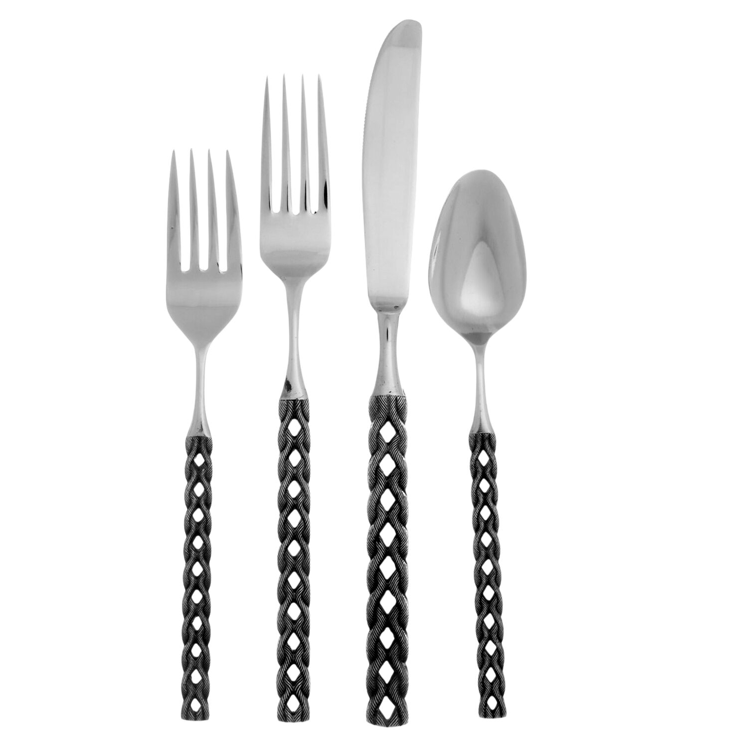 Ficelle (Stainless) 4 Piece Place Setting by Orleans-1