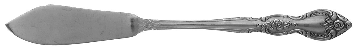 Orleans Rose (Stainless) Flat Handle Master Butter Knife by Orleans-1