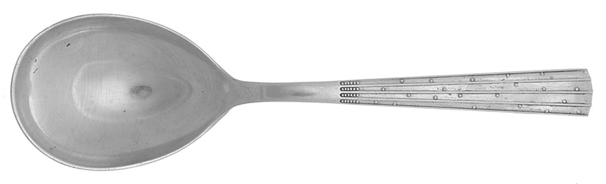 Champagne (Sterling) Solid Serving Spoon by OV Mogensen-1