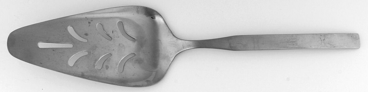 Bellport (Stainless) Pierced All Stainless Pie Server by Oxford Hall-1