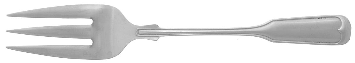 Old Concord (Stainless) Large Solid Cold Meat Serving Fork by Oxford Hall-1