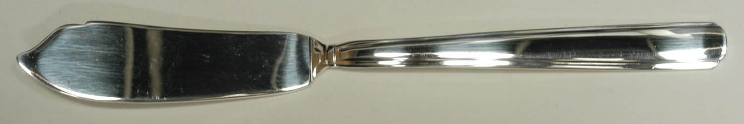 Rendition (Silverplate) Flat Handle Master Butter Knife by Oneida Silver-1