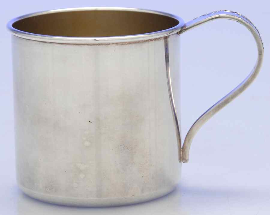 Proposal (Silverplate, 1954, Hollowware) Silverplate Baby Cup by Oneida Silver-1