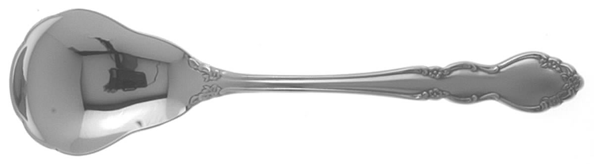 Satin Dover (Stainless) Sugar Shell Spoon by Oneida Silver-1