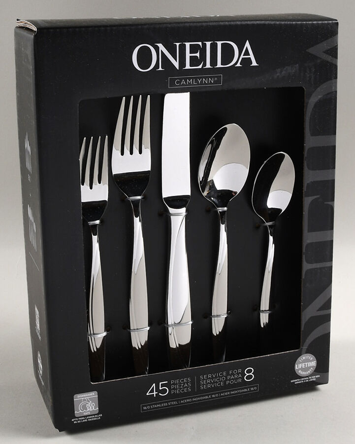 Camlynn Cleo (Stainless) 45 Piece Set by Oneida Silver-1