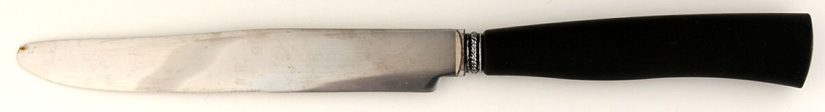 Scuba-Black (Stainless, Plastic) New French Hollow Knife by Oneida Silver-1