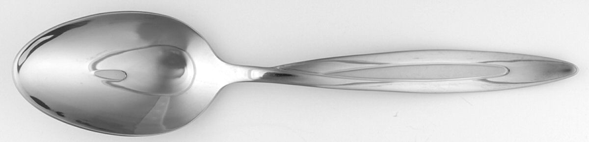 Promise (Stainless) Pierced Tablespoon (Serving Spoon) by Oneida Silver-1