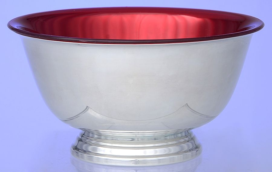 Paul Revere Bowls (Silverplate, Hollowware) 6" Paul Revere Bowl & Plastic Liner by Oneida Silver-1