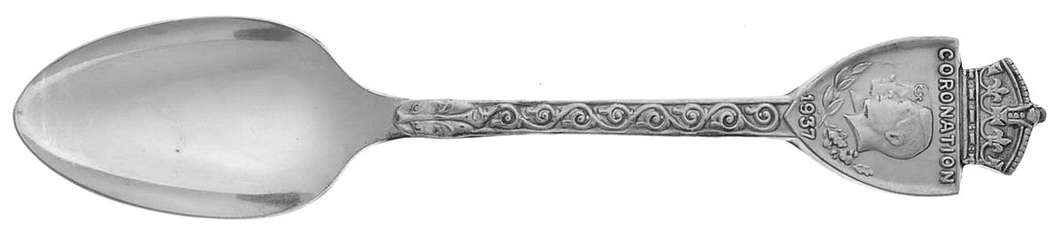 Royalty Souvenir Spoons Five O'Clock Spoon by Oneida Silver-1